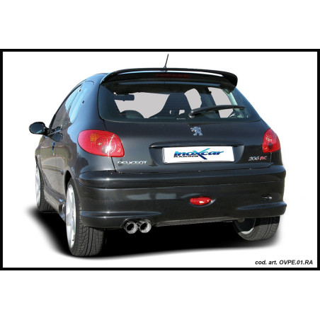 Tubo centrale silenziato PEUGEOT 206 RC 2.0 16V – 2006 177CV (Cod. I-TC206RCS)