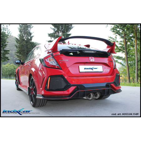 Tubo centrale silenziato – 2017 320CV Honda CIVIC (Cod. I-TCSCIVIC1.03)