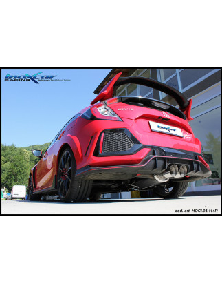 Tubo centrale silenziato – 2017 320CV Honda CIVIC (Cod. I-TCSCIVIC1.03)