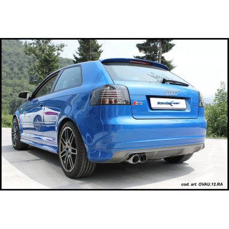 Tubo centrale con silenziatore – 2006 265CV Audi A3 S3 RS3 (type 8P) (Cod. I-TCSS3.01)