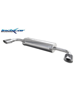 Posteriore DUPLEX con uscita ovale 120x80 OBLIQUO – montaggio esclusivo spoiler originale dell' Au
