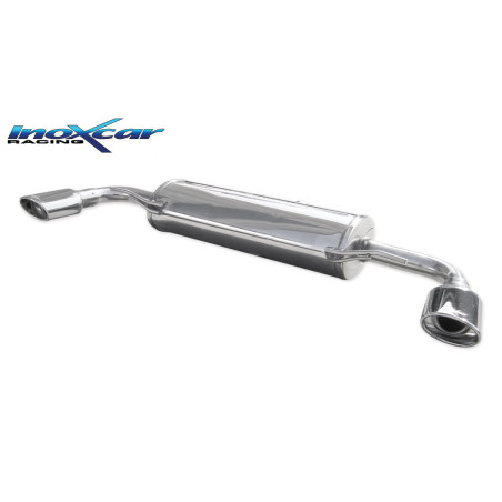 Posteriore DUPLEX con uscita ovale 120x80 OBLIQUO – montaggio esclusivo spoiler originale dell' Au
