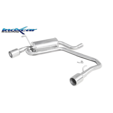 Posteriore DUPLEX con uscita singola diam.102 PEUGEOT 406 2.0 TURBO / 2.2 16V 3.0 V6 (Cod. I-TWPE.24