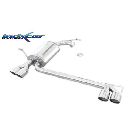 Posteriore con DUPLEX uscita 2 x diam. 80 RACING PEUGEOT 407 2.7 24V HDI – 2006 204CV (Cod. I-TWPE