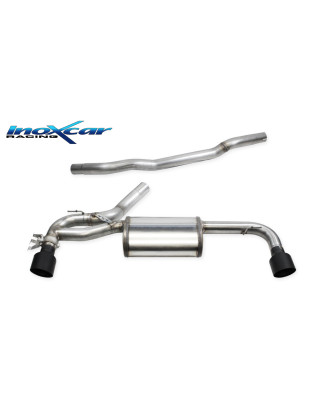 Terminale silenziato con uscita diam. 100 RACING BLACK CERAMIC DX+SX e Valvoletric – BMW F40 2019-