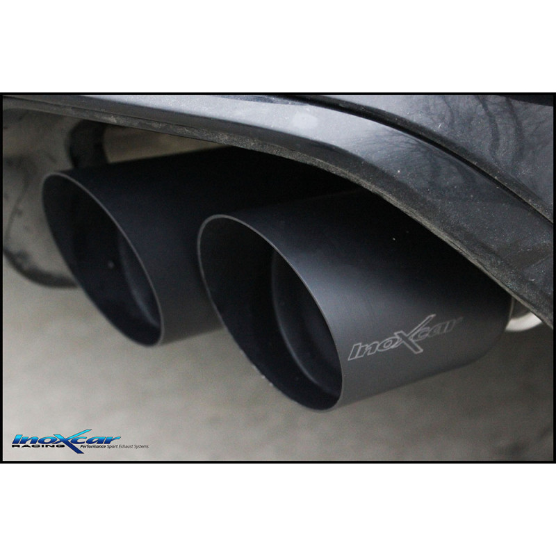 Tubo centrale silenziato e Terminale con uscita 2 x diam.90 RACING BLACK CERAMIC DX+SX Vavole – 20