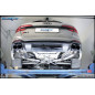 Tubo centrale silenziato e Terminale con uscita 2 x diam.90 RACING BLACK CERAMIC DX+SX Vavole – 20