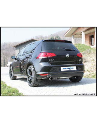Posteriore con uscita diam. 102 RACING VOLKSWAGEN GOLF 7 1.6 TDI – 105CV (Cod. I-WGO.62.10RA)