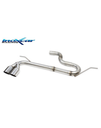 Posteriore senza silenziatore con uscita 2 x diam. 80 RACING VOLKSWAGEN GOLF 7 – 2013 150CV (Cod. 