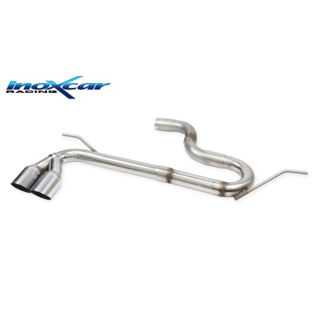 Posteriore senza silenziatore con uscita 2 x diam. 80 RACING VOLKSWAGEN GOLF 7 – 2013 150CV (Cod. 