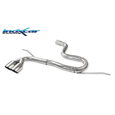Posteriore senza silenziatore con uscita 2 x diam. 80 RACING VOLKSWAGEN GOLF 6 2.0 TDI – 2009 170C