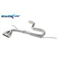 Posteriore senza silenziatore con uscita 2 x diam. 80 RACING VOLKSWAGEN GOLF 6 2.0 TDI – 2009 170C