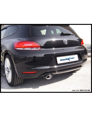 Posteriore con uscita singola ovale 120x80 OBLIQUO VOLKSWAGEN SCIROCCO 2.0 TFSI – 2008 200CV (Cod.