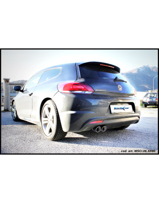 Posteriore con uscita singola ovale 120x80 OBLIQUO VOLKSWAGEN SCIROCCO 2.0 TDI – 2008 170CV (Cod. 