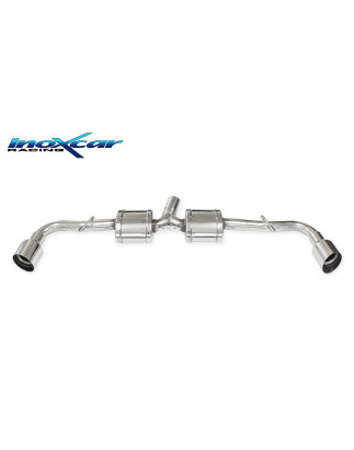 Posteriore con 2 silenziatori uscita diam. 100 RACING DX+SX ALFA ROMEO 4C 1750 TBI – 241CV (Cod. I