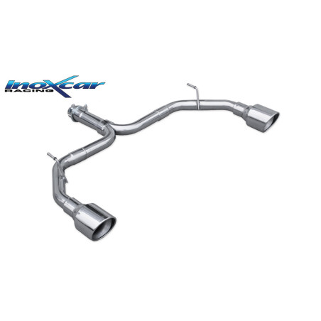 Posteriore senza silenziatore con uscita diam. 100 X-RACE DX+SX ALFA ROMEO GIULIETTA 1750 TBI – 20