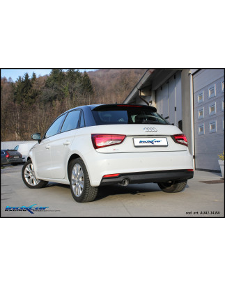 Posteriore con uscita 1 x diam. 80 RACING AUDI A1 – 2015 S1 (type 8X) (Cod. I-AUA1.14.RA)