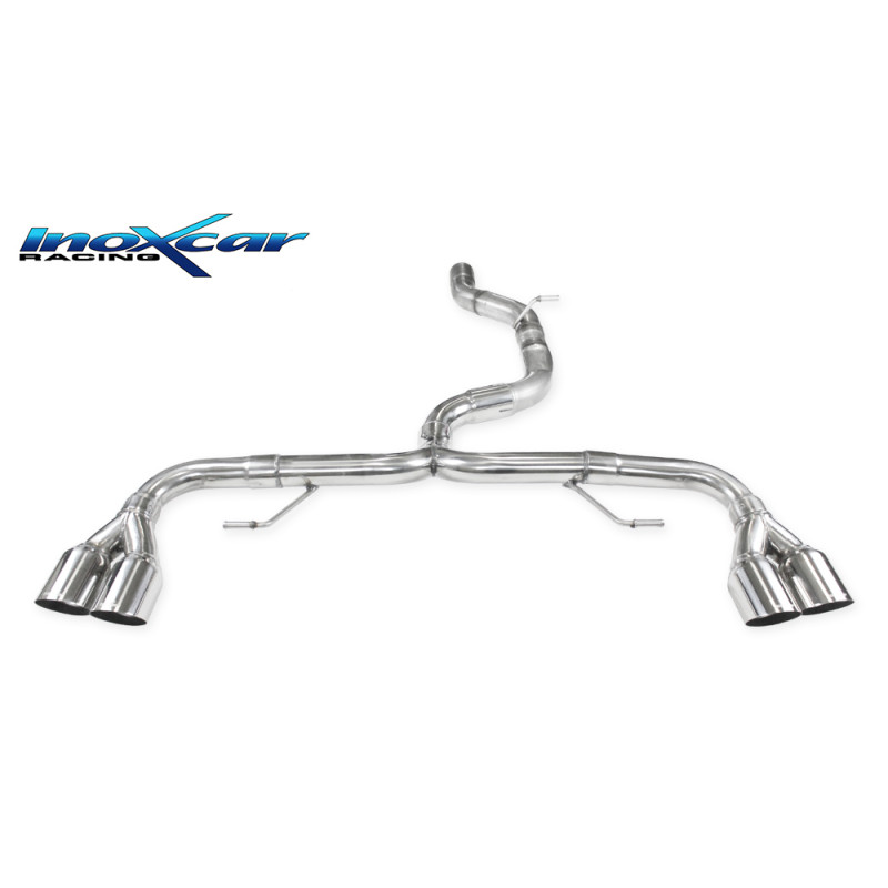 Posteriore senza silenziatore con uscita 2 x diam. 80 RACING DX+SX AUDI S1 – 2014 231CV A1 (type 8 Posteriore senza silenziatore con uscita 2 x diam. 80 RACING DX+SX AUDI S1 – 2014 231CV A1 (type 8