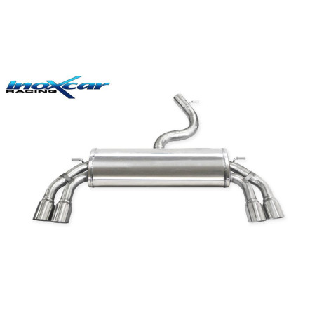 Posteriore con uscita 2 x diam. 80 RACING DX+SX AUDI A3 – 2019 S3 RS3 (type 8V) SB (Cod. I-AUS3.06