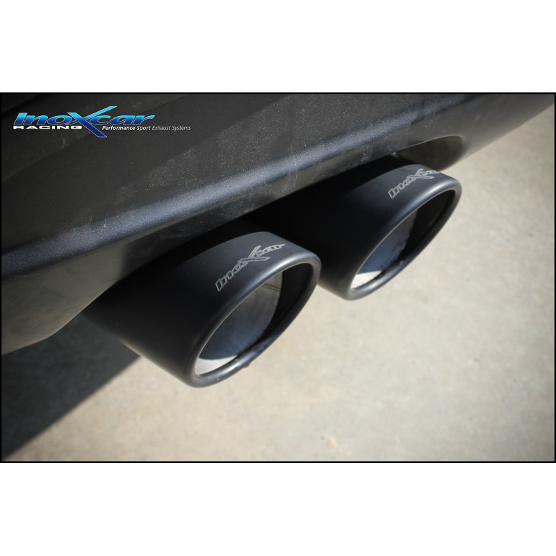 Posteriore senza silenziatore con uscita 2 x diam. 80 X-RACE BLACK MATTCon l'installazione si elimin