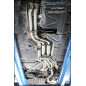 Posteriore senza silenziatore con uscita 2 x diam. 80 X-RACE BLACK MATTCon l'installazione si elimin
