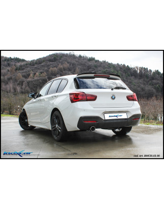 Posteriore silenziato con uscita diam. 90 BMW F21 SERIE 1 118i 1.5 – 2015-2019 (Cod. I-BMF21.03.90