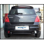 Tubo centrale diretto e Posteriore con uscita diam. 76 RACING DX+SX – 54 SUZUKI SWIFT 1.6 16V SPOR
