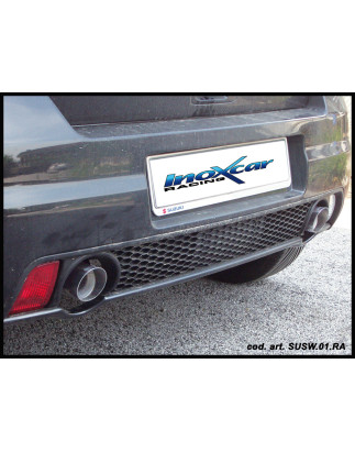 Tubo centrale diretto e Posteriore con uscita diam. 76 RACING DX+SX – 54 SUZUKI SWIFT 1.6 16V SPOR