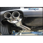 Tubo centrale diretto e Terminale con uscita 2x diam. 76 RACING – 60 AUDI A4 1998-2001 380CV (type