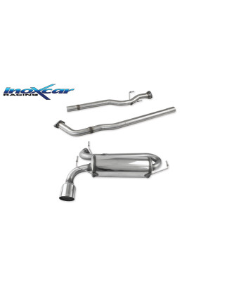 Tubo centrale diretto e Posteriore con uscita diam. 100 RACING – 55 NISSAN JUKE 1.6 TURBO 4WD 2011