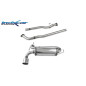 Tubo centrale diretto e Posteriore con uscita diam. 100 RACING – 55 NISSAN JUKE 1.6 TURBO 4WD 2011