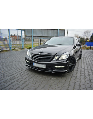 SPLITTER ANTERIORE V.1 MERCEDES-BENZ E63 AMG W212  (Cod. M-ME-E-212-AMG-FD1G)