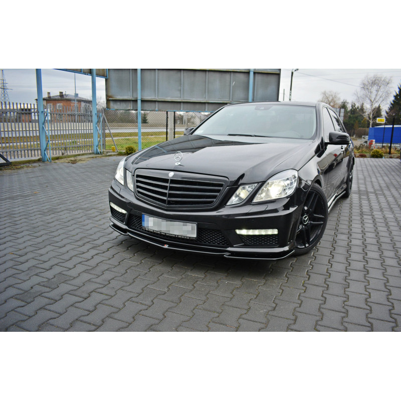 SPLITTER ANTERIORE V.1 MERCEDES-BENZ E63 AMG W212  (Cod. M-ME-E-212-AMG-FD1G)