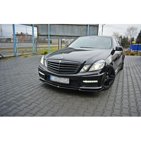 SPLITTER ANTERIORE V.1 MERCEDES-BENZ E63 AMG W212  (Cod. M-ME-E-212-AMG-FD1G)