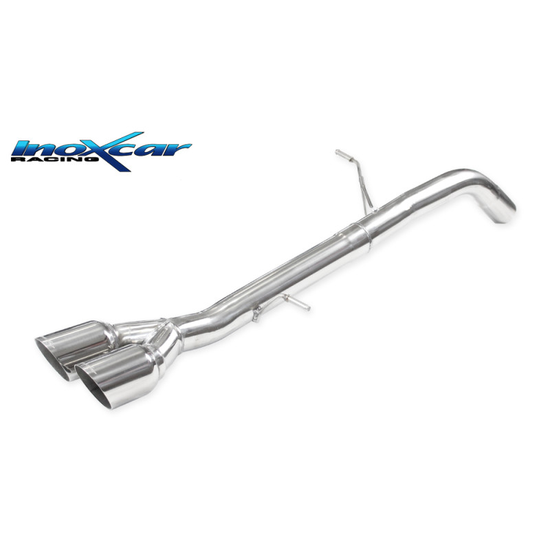 Posteriore senza silenziatore con uscita 2 x diam. 80 RACINGEsclude la valvola di serie.Per eliminar