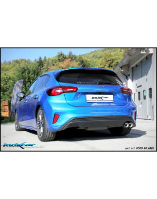 Posteriore senza silenziatore con uscita 2 x diam. 80 RACINGATTENZIONE: compatibile esclusivamente s