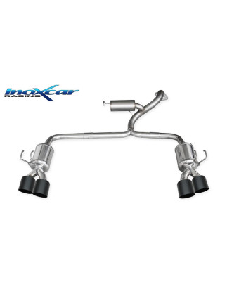 Posteriore con uscita 2 x diam. 100 RACING BLACK CERAMIC DX+SX HONDA CIVIC TYPE-R 2.0 – 2015 310CV