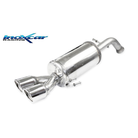 Terminale silenziato con uscita 2 x diam. 80 X-RACE KIA PICANTO GT-LINE 1.0 TGDI – 2018 100CV (Cod