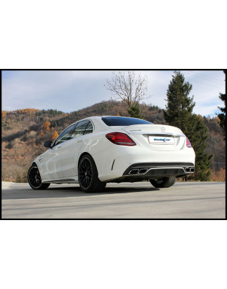 Posteriore con uscita DX+SX MERCEDES CLASSE C63 AMG S 4.0I V8 BITURBO – 2015 510CV C (Type W205) (