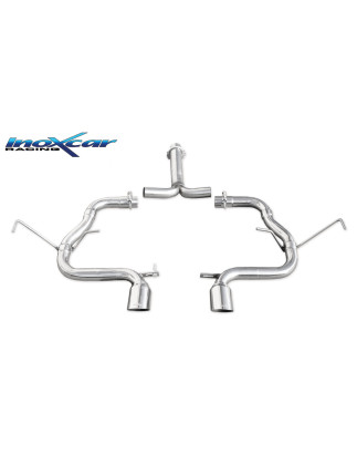 Posteriore senza silenziatore con uscita centrale 2 x diam. 80 RACING MINI COOPER S 1.6 – 2001-200