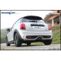 Posteriore con uscita centrale 2 x diam. 90 X-RACE – 2014 170CV Mini COOPER (F56) (Cod. I-MICO.30.