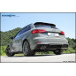 Posteriore con uscita 2 x diam. 80 RACING AUDI A3 – 2016-2018 190CV S3 RS3 (type 8V) SB (Cod. I-OV
