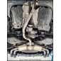 Posteriore con uscita 2 x diam. 80 RACING AUDI A3 – 2016-2018 190CV S3 RS3 (type 8V) SB (Cod. I-OV