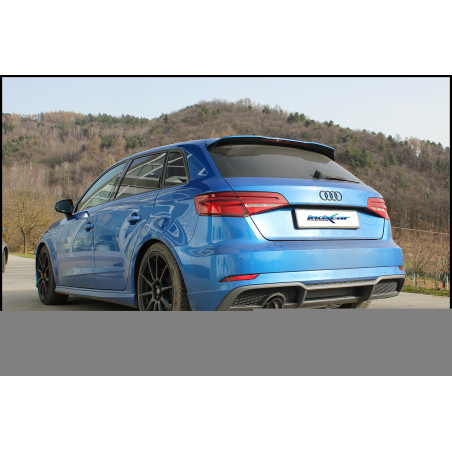 Posteriore con uscita diam. 100 RACING AUDI A3 – 2016-2018 116CV S3 RS3 (type 8V) SB (Cod. I-OVAU.
