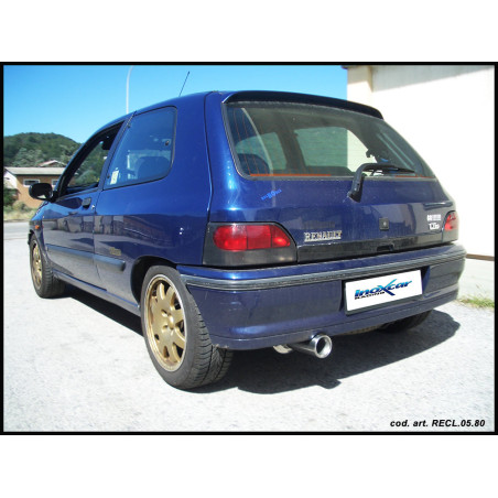 Posteriore con uscita singola diam. 90 RALLY RENAULT CLIO 1 2.0 WILLIAMS – 1998 150CV (Cod. I-RECL