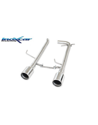 Posteriore senza silenziatore con uscite centrali 2 x diam. 102 RENAULT CLIO RS PHASE3 2.0 – 2004-