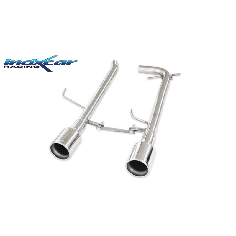 Posteriore senza silenziatore con uscite centrali 2 x diam. 102 RENAULT CLIO RS PHASE3 2.0 – 2004-