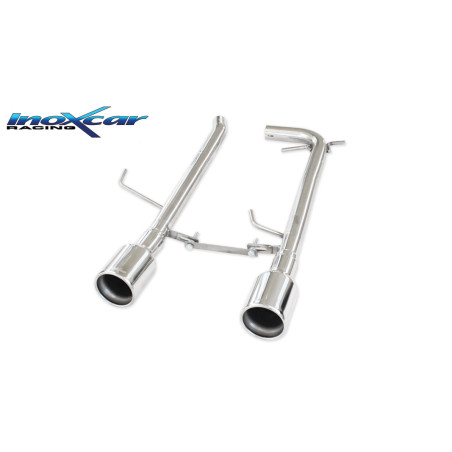 Posteriore senza silenziatore con uscite centrali 2 x diam. 102 RENAULT CLIO RS PHASE3 2.0 – 2004-