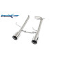 Posteriore senza silenziatore con uscite centrali 2 x diam. 102 RENAULT CLIO RS PHASE3 2.0 – 2004-