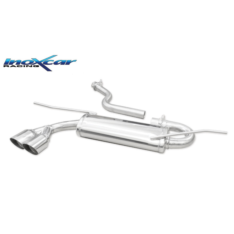 Posteriore con uscita 2 x diam.80 RACING SEAT LEON – 2012 122CV (type 5F) (Cod. I-SELE.18.RA)